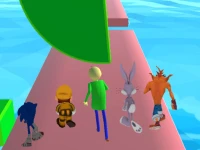 Fun Race 3D - baldi's basics background