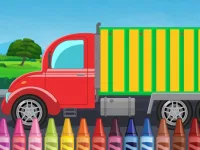 Truck Coloring background