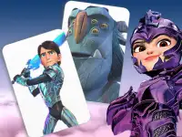 Trollhunters Rise of The Titans Card Match background