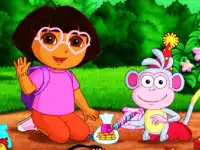 Dora Kids Puzzles background