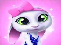 Flying Bunny background