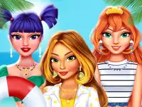 BFFs Summer Aesthetic background