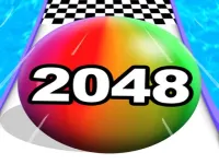 Ball Roll Color 2048 background