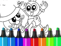 Baby Long Legs Coloring Pages background