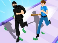 Cop Run 3d background