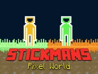 Stickmans Pixel World background