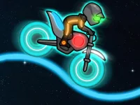 Neon Motocross games background