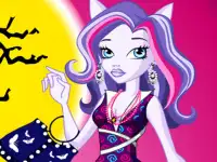 Monster High Catrine Dressup background
