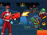 Idle Power Rangers Kill Zombies background