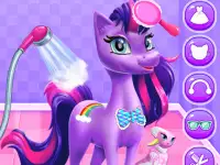 Magical Unicorn Grooming World background