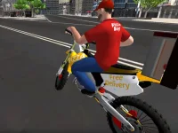 Motor Bike Pizza Delivery 2020 background