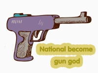 National become gun god background
