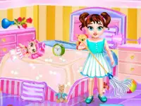 Baby Taylor Messy Home Clean Up background