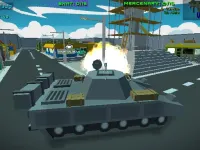 Blocky wars vehicle shooting multiplayer background