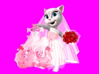 Talking Tom Angela City Wedding Boutique background