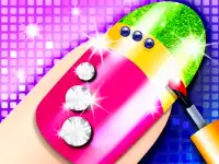 Girls Nail Art Salon background