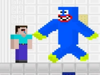 NOOB VS BLUE MONSTER GAME background