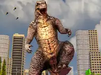 Monster Dinosaur Rampage City Attack background