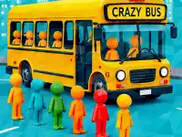 Crazy Bus Car Jam Parking background