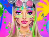 Festival Vibes Makeup background