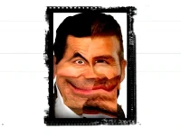 Funny Mr Bean Face HTML5 background