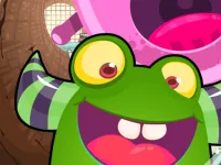 Monster and microbes background