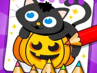 Halloween Coloring Games background