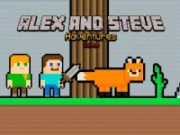 Alex and Steve Adventures Saves background