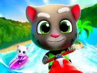 Cartoon Talking Tom Jigsaw Puzzle background