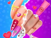 Valentine Nail Salon background