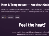 Physics: Heat Temperatuie Quiz background