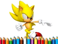 Sonic Coloring Book background