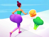 Twerk it! body Race 3D background
