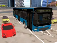 Bus Parking Cityscape Depot background