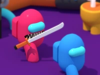 Red Impostor vs. Crew background