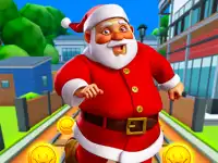 Santa City Run background