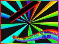 Rainbow Tunnel 3D background
