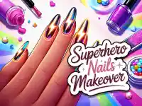 Superhero Nails Makeover background