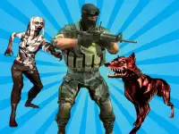 Good Guys VS Bad Boys Zombie background