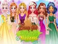 Princess Girls Spring Blossoms background