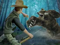 Wild Bear Hunting sniper shooting background