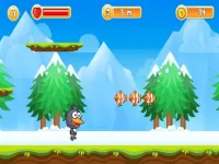 Funny Penguins Jump Escape background