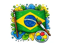 Brazil Coloring Adventure background