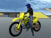 MSK Trial Dirt Bike Stunt background