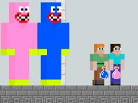 Huggy Kissy vs Steve Alex background