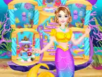 Mermaid House Cleaning And Decorating background