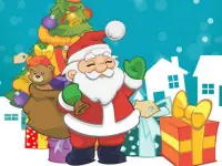 Santa Claus New Year's Eve background