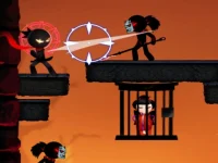 Ninja Stickman Warrior HTML5 background