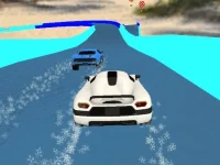 Water Slide Cars background