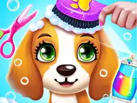 Puppy Friends Pet Dog Salon background